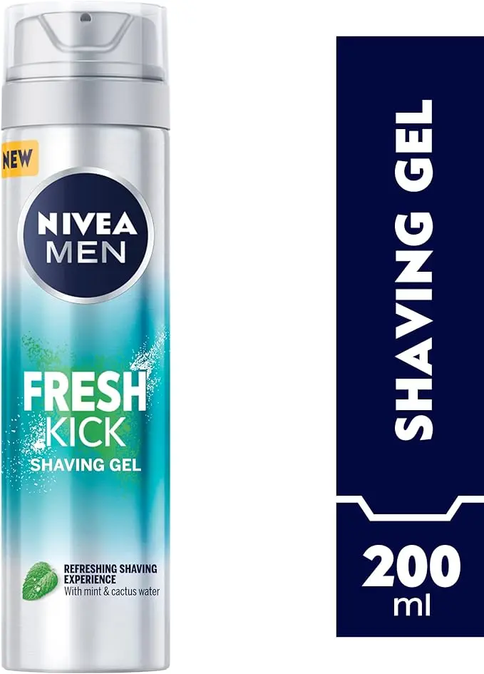 NIVEA Men Fresh Kick Shaving Foam, 200ml 2.webp