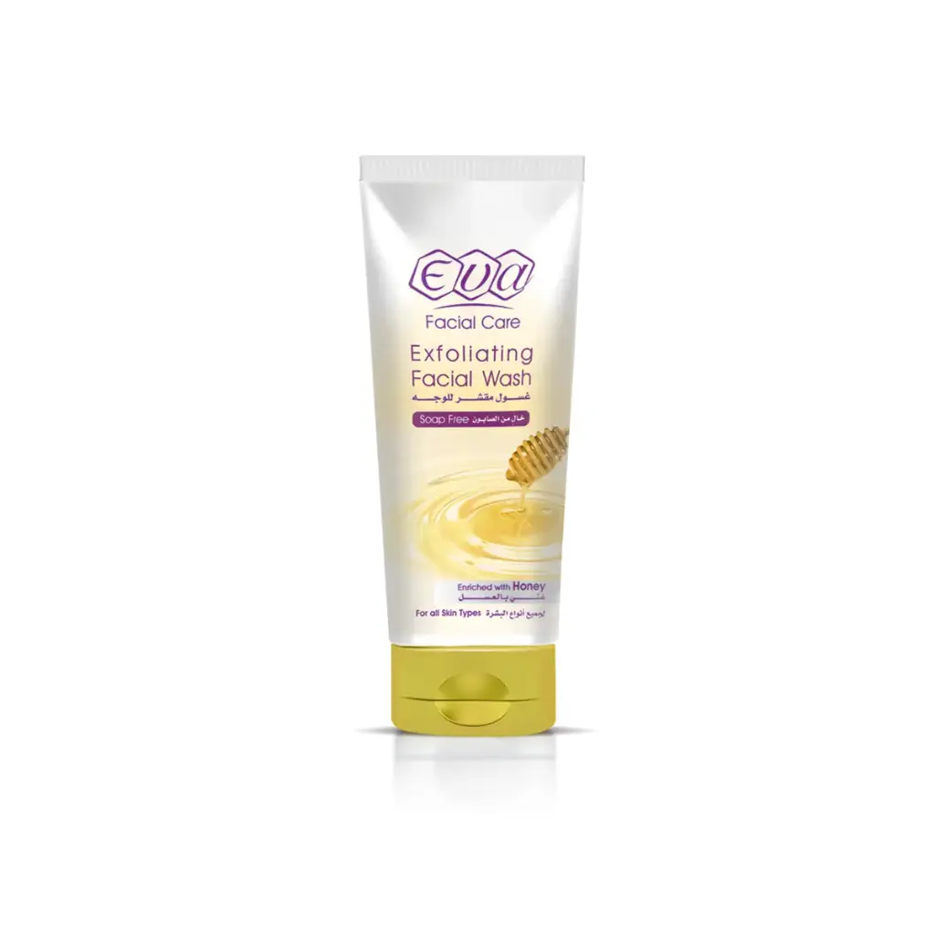 Eva Exfoliating Facial Wash Enriched with Honey For all Skin Types 150 ML