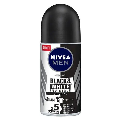 nivea men black & white invisible original 5IN1  50ML roll on