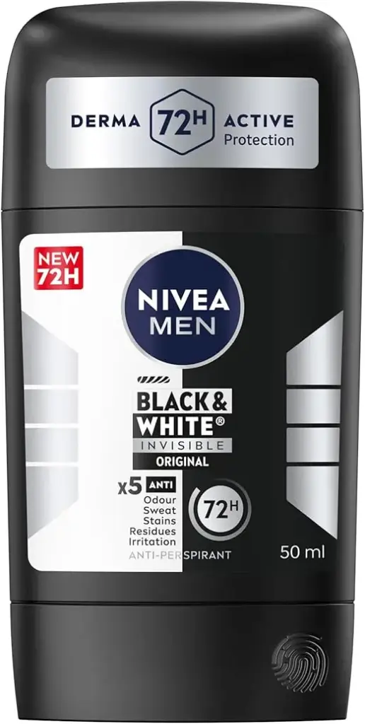 NIVEA MEN Antiperspirant Stick Black & White Invisible Original - 50ml