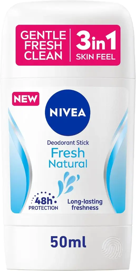 NIVEA Deodorant Stick for Women, 48h Protection, Fresh Natural Ocean Extracts, 50ml