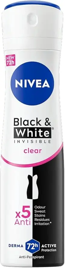 Nivea Invisible Black & White Deodorant Spray for Women 150ml