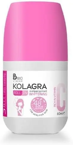 Kolagra Whitening Roll-On Berry Scent 60ml (1+1 Offer)