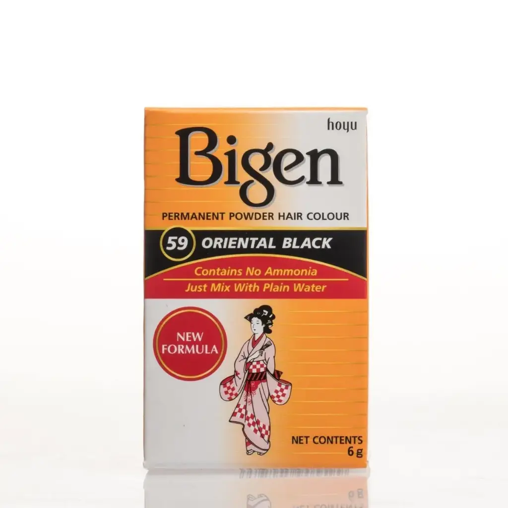 Bigen Permanent Hair Color No. 59 - Oriental Black