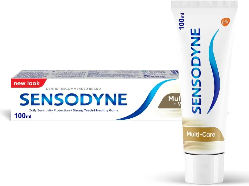 Sensodyne Multi Care and Whitening Toothpaste for Sensitive Teeth - 100 ml