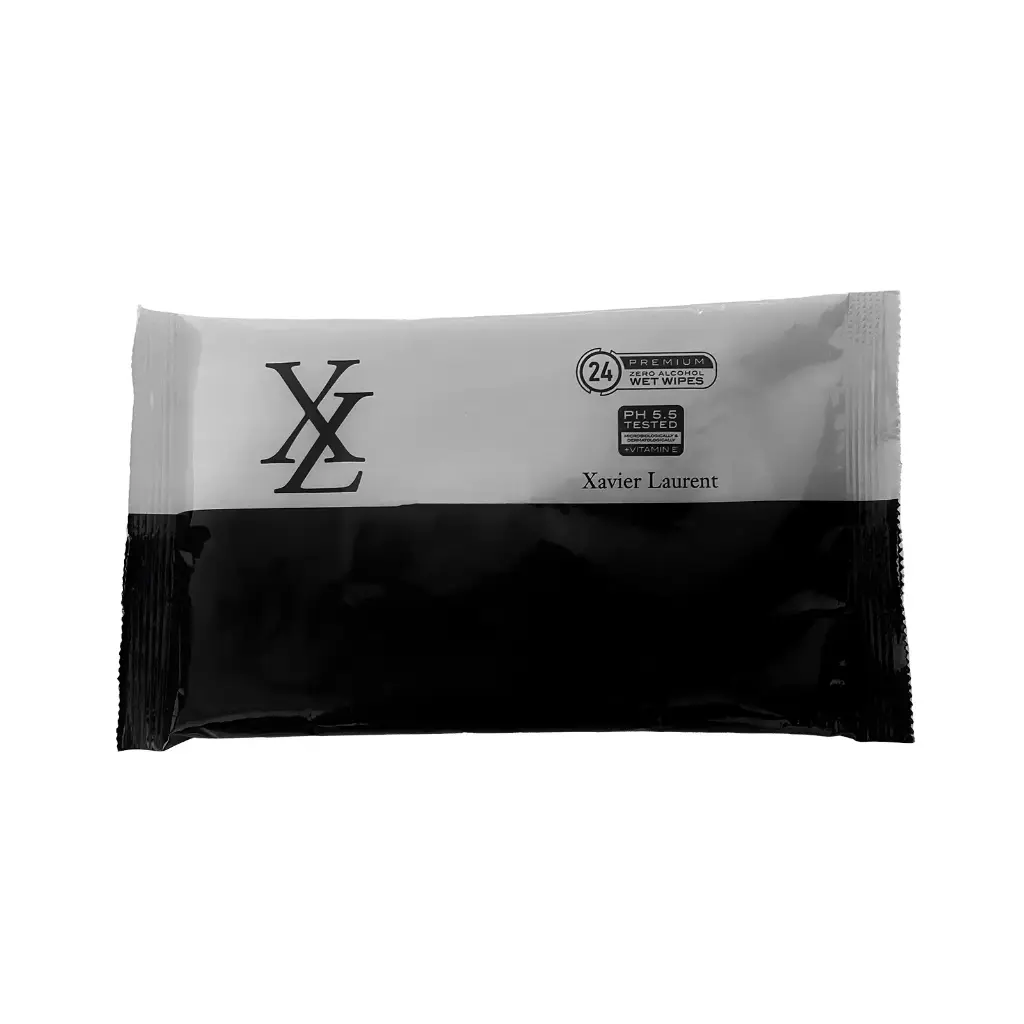 Xavier Laurent Platinum Wipes - Zero Alcohol - 24 Pieces