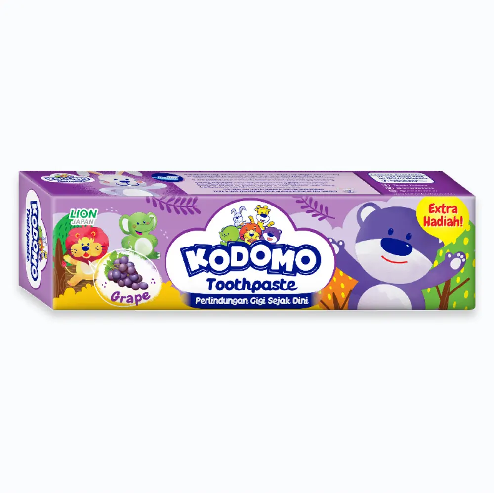 Kodomo Lion Grape Flavoured Toothpaste - 45 gm