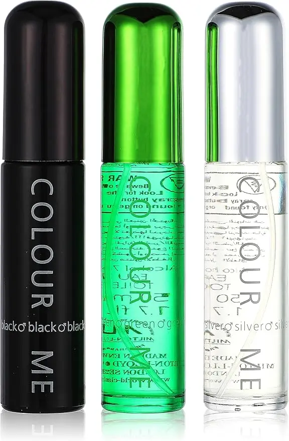 Colour Me Silver Black Green 3 pcs * 50 ml