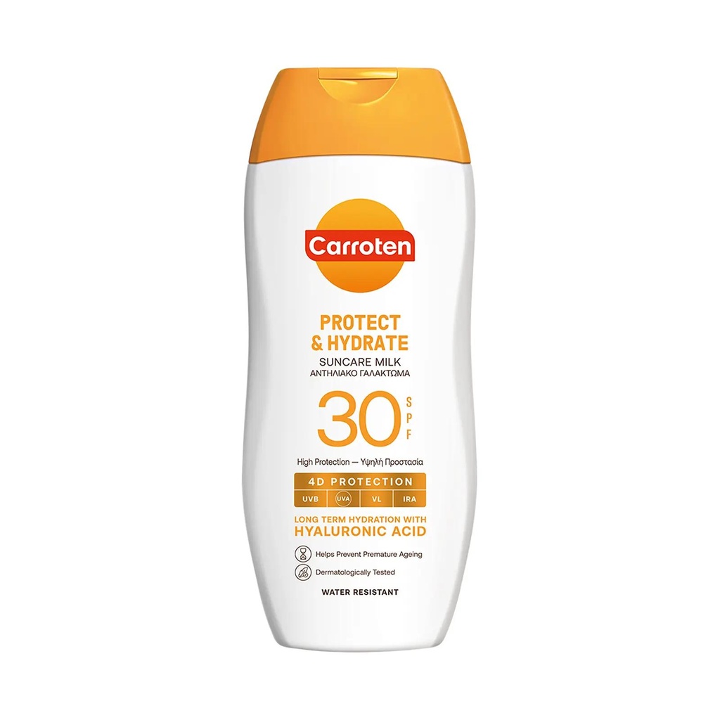 Carroten Protect & Hydrate Suncare Milk 4D Protection SPF30, 200ml