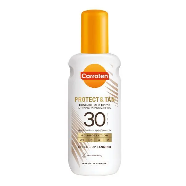 Carroten Protect & Tan Suncare Milk Spray SPF30 200ML