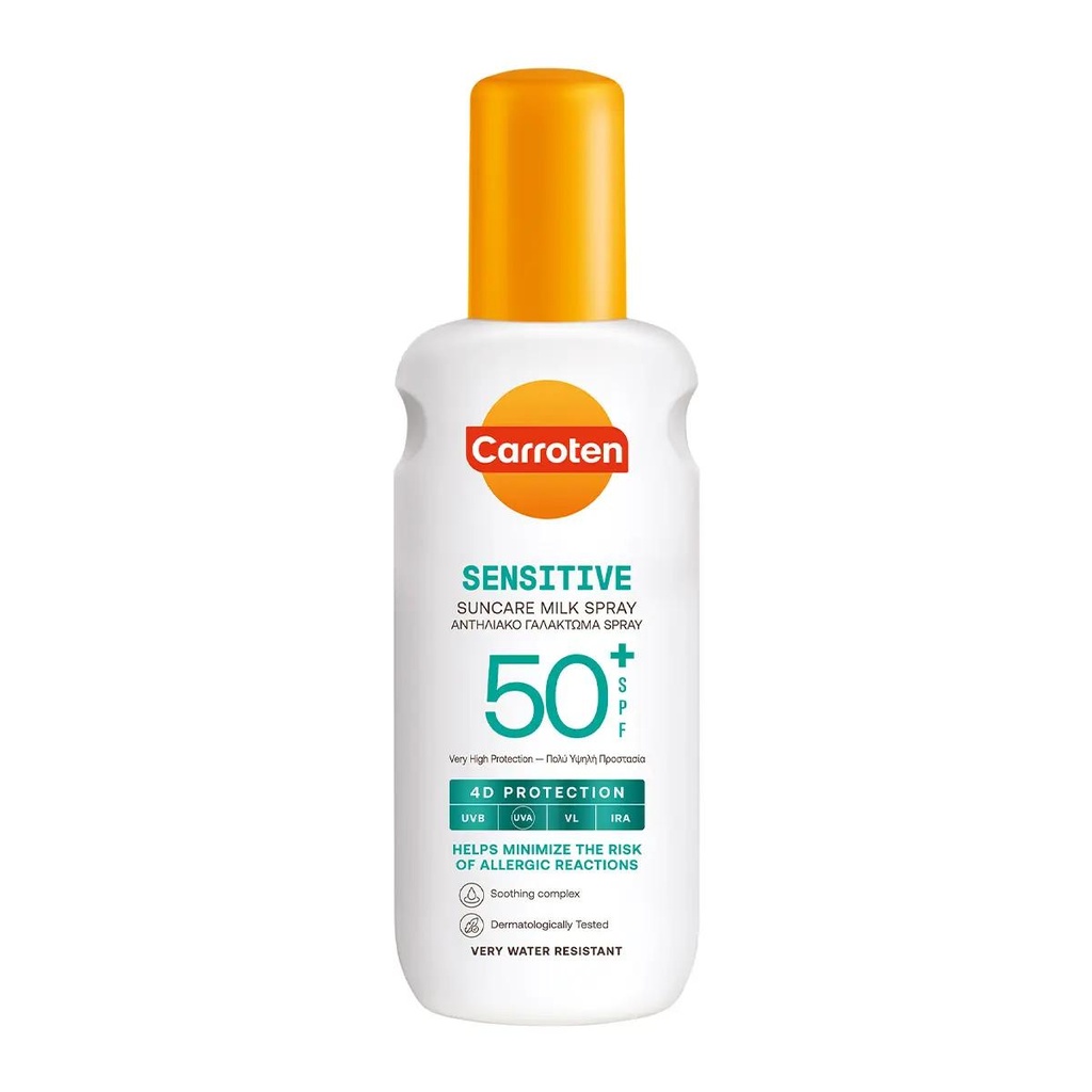 Carroten Sensitive Suncare Milk Spray SPF 50+ 200ml