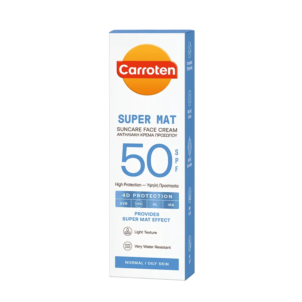 CARROTEN Face Cream Super Mat 4D Protection SPF50 50ml