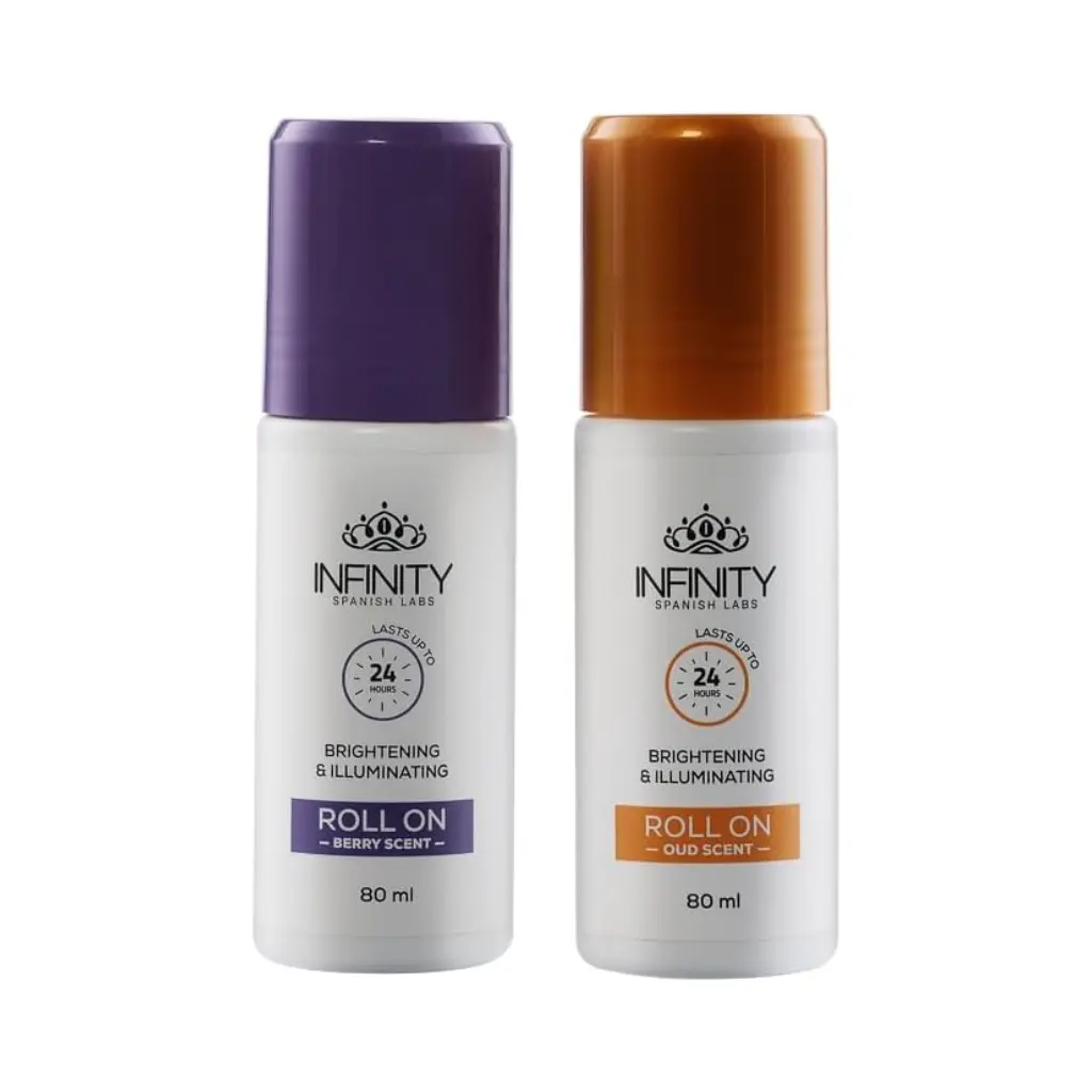 Infinity Brightening & Illuminating Roll On - Fruity & Berry Scent 80ml (1+1)