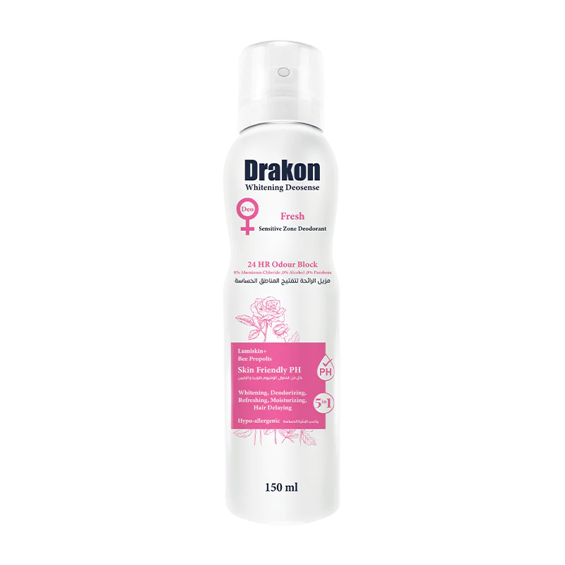 Drakon Whitening Deosense Fresh Sensitive Zone Deodorant - 150ml