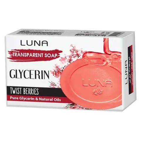 Luna Transparent Glycerin Soap with Twist Berries