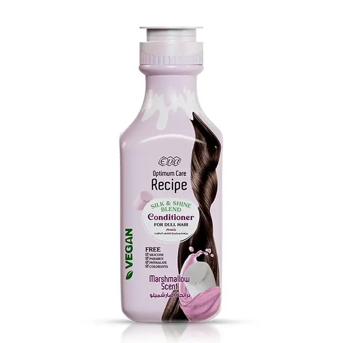 Eva Optimum Care Recipe Silk & Shine Blend Conditioner Marshmallow Scent 350 Ml