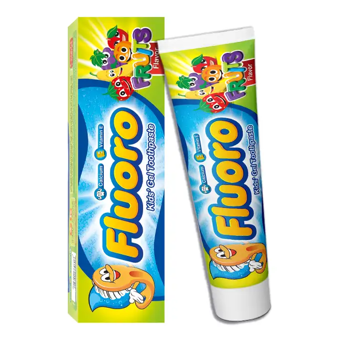 Fluoro Kids Toothpaste With Fruits Flavour 50 gm