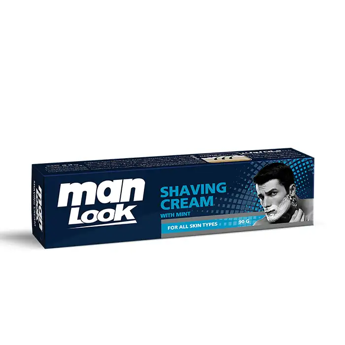 Manlook Mint Shaving Cream for Normal Skin - 90g