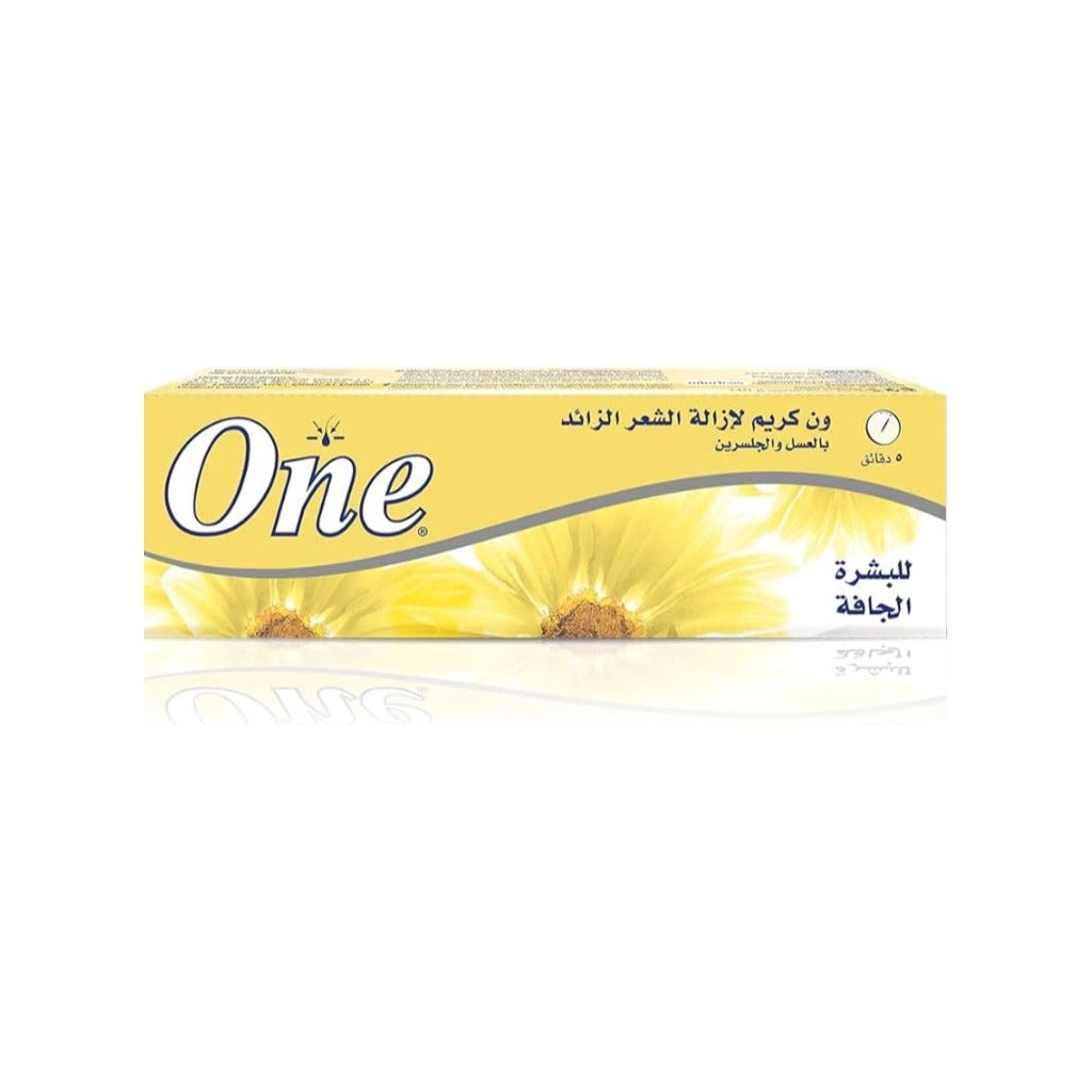 Eva One Hair Removal Cream with Honey & Glycerin for Dry Skin - 90 gm