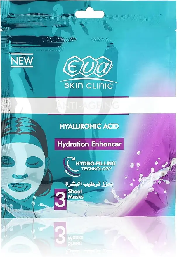 Eva Skin Clinic Hyaluronic Sheet Mask (3 Sheets)