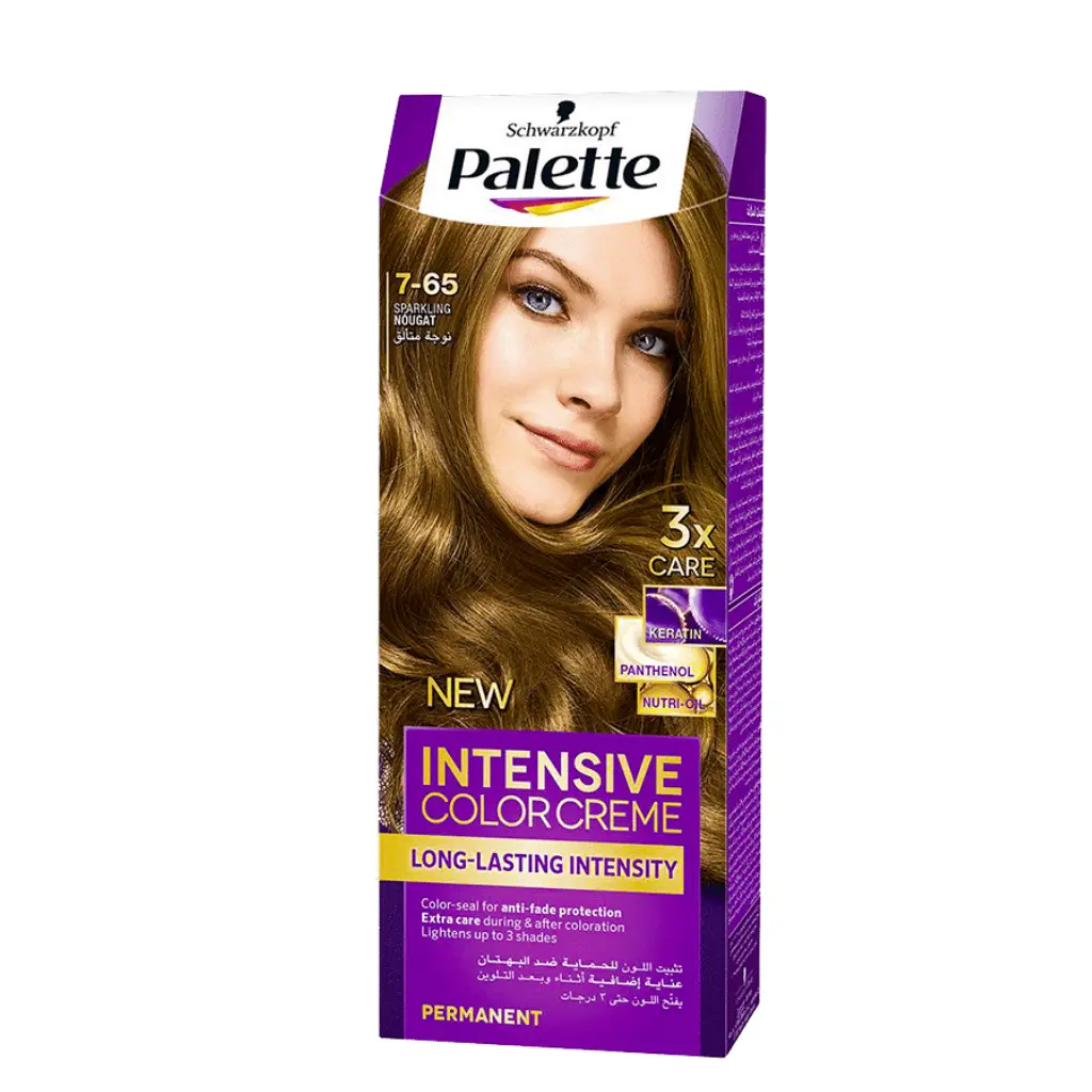 Palette Intensive Semi-Permanent Hair Color Kit - CR. 7-65 Sparkling Nougat