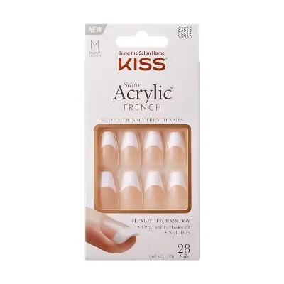 Kiss Salon Acrylic French 83616
