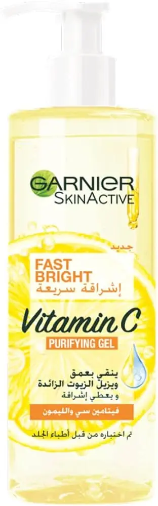Garnier Fast Bright Vitamin C Purifying Gel Wash – 400ml Skin Care 