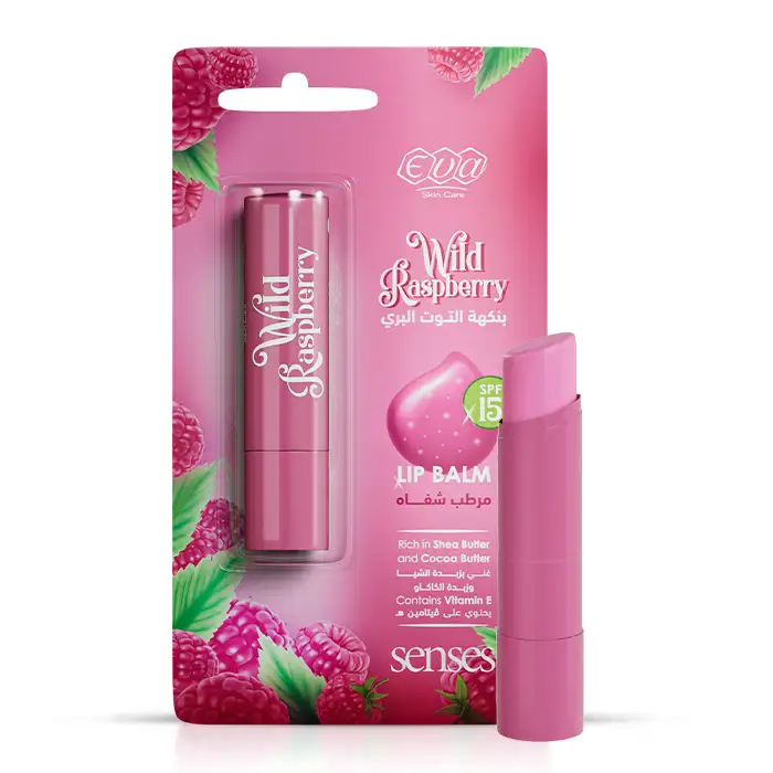 Eva Skin Care Senses Lip Balm - Wild Raspberry 4 gm
