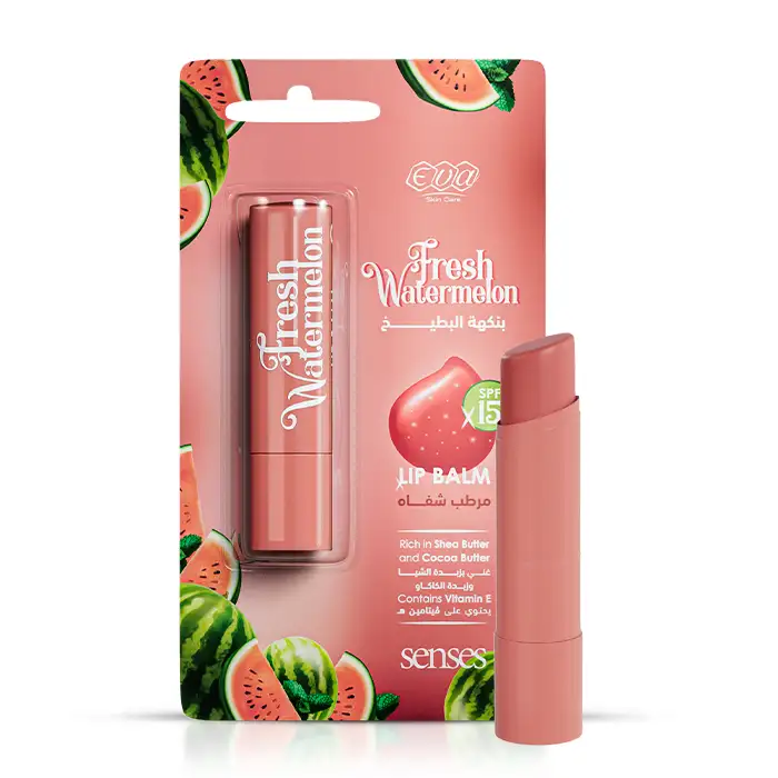 Eva skin care senses lip balm - fresh watermelon 4 gm