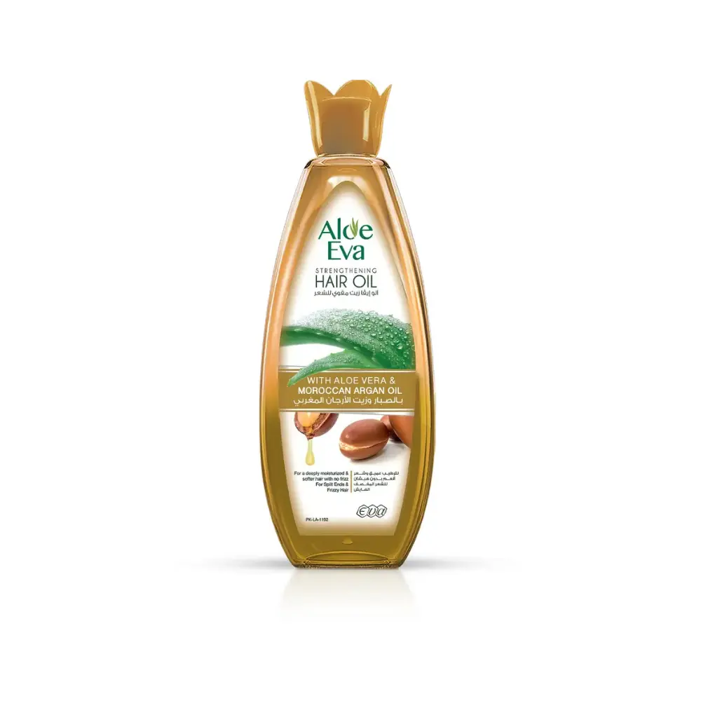 Aloe Eva Strengthening Hair Oil With Aloe Vera & Moroccan Argan Oil 85 ml