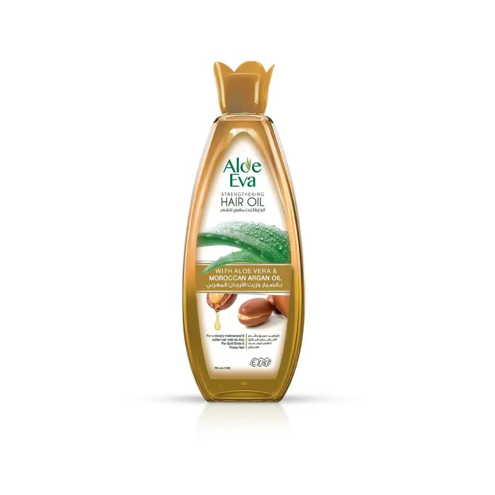 Aloe Eva Strengthening Hair Oil With Aloe Vera & Moroccan Argan Oil 170 ml