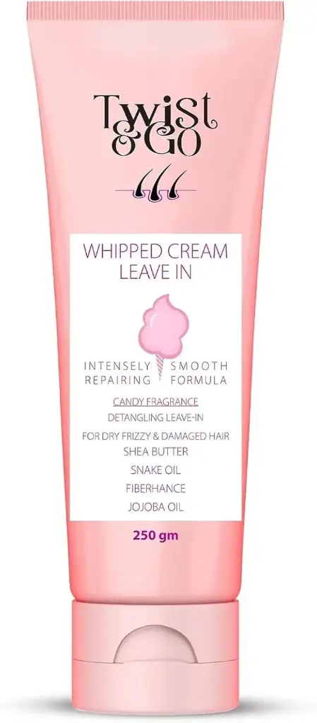 Twist & Go Whipped Cream Leave-In Hair Conditioner, 250GM - Intensely Repairing Smooth Formula