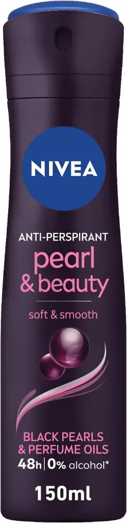 NIVEA Women Pearl & Beauty Black Pearl & Perfume Oils Antiperspirant Spray 150ml