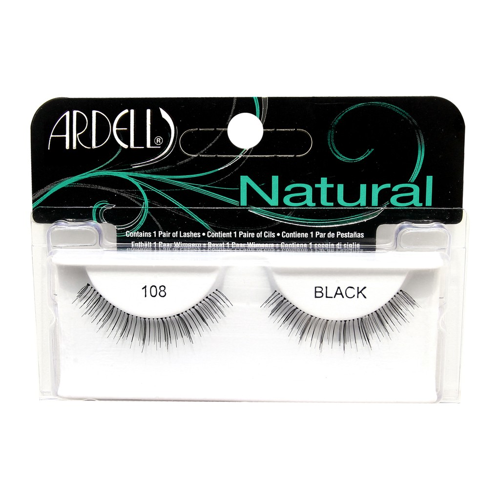Ardell 1266209 Eyelash Fashion Natural Lash - 108 Demi Black