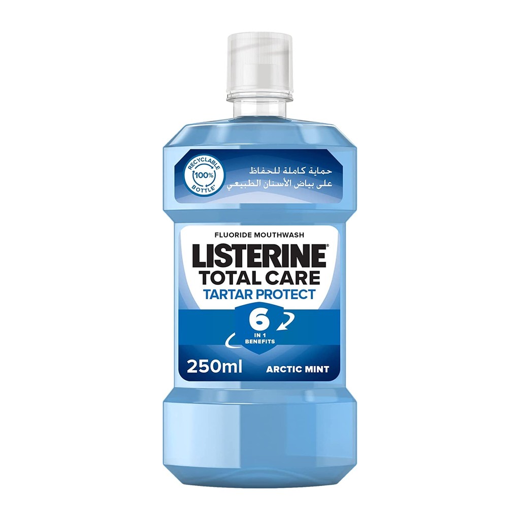 LISTERINE Fluoride Mouthwash, Total Care Protect 250ml