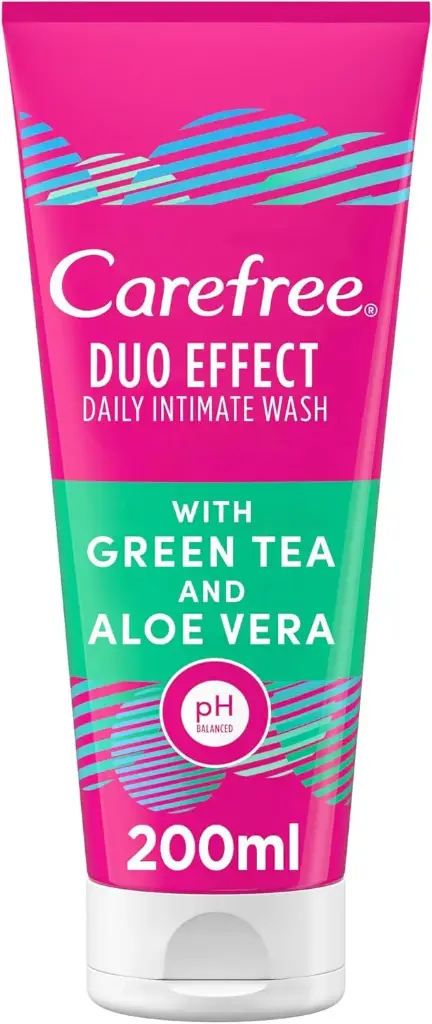 Carefree Daily Intimate Wash Dew Effect Green Tea and Aloe Vera 200 ml