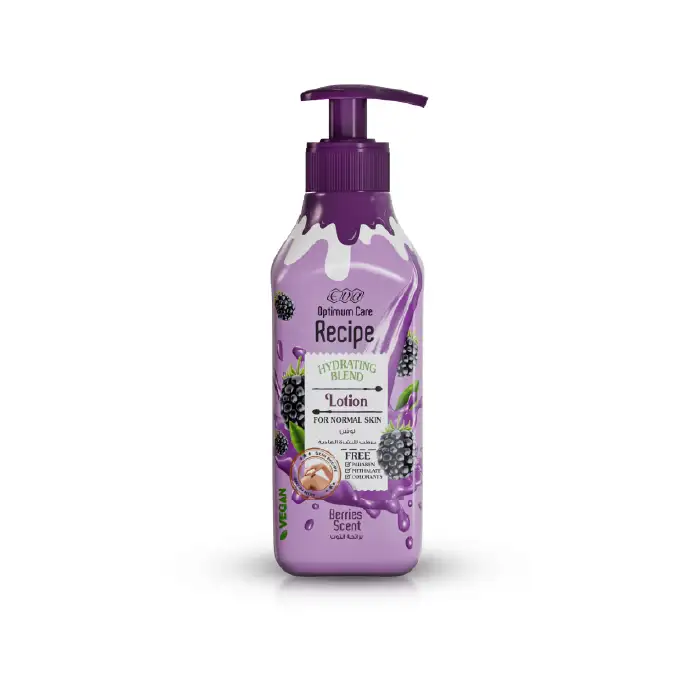 Eva cosmetics Optimum Care Recipe Hydrating Blend Lotion For Normal Skin - Berries Scent 370 Ml 