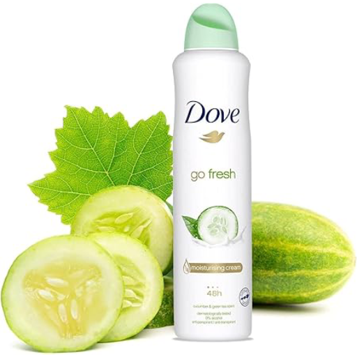 Dove Go Fresh Cucumber & Green Tea Antiperspirant Deodorant Spray 250ml