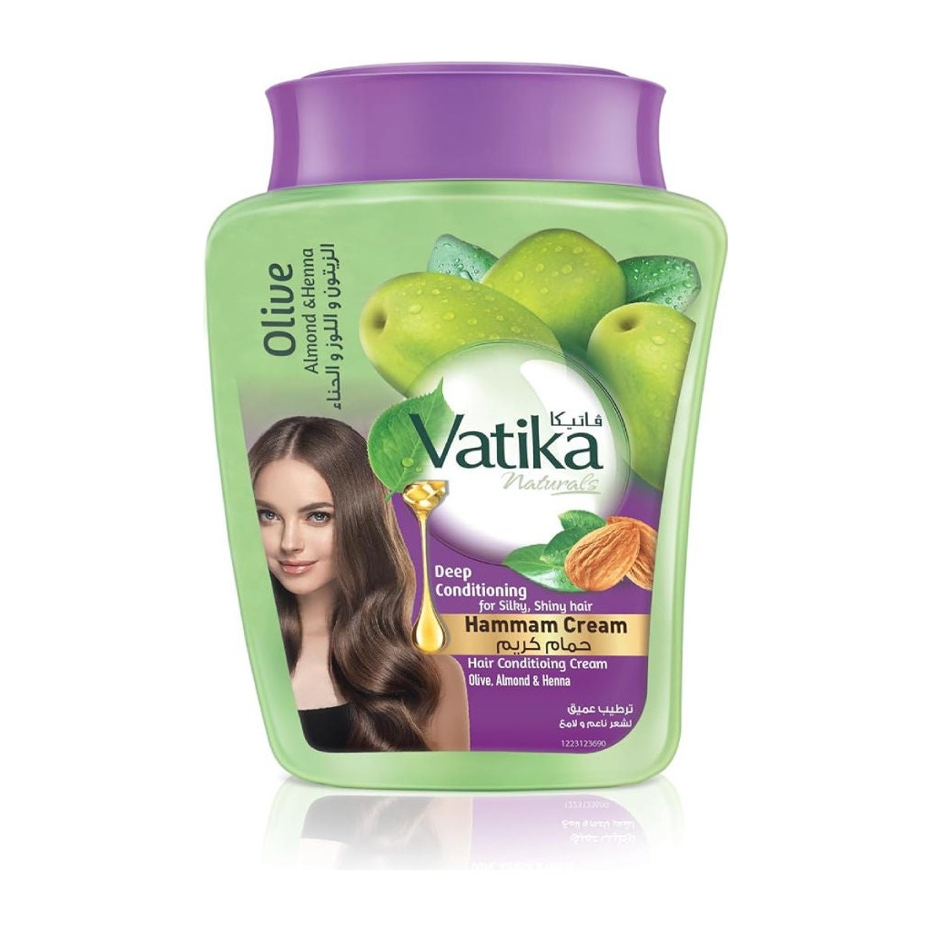 Vatika Naturals Deep Conditioning Cream Enriched with Olive, Almond and Henna (900g)