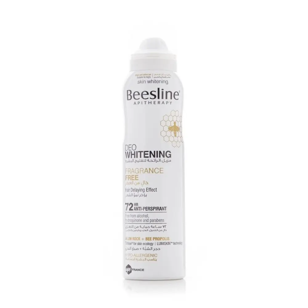 Beesline DEO Whitening Hair Delay Effect Fragrance Free Spray 150ml