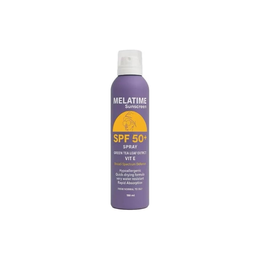 MELATIME Sunscreen Spray SPF 50+ with Green Tea 150ml