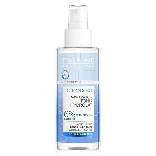 Eveline clean hyaluronic shot toner 150ml