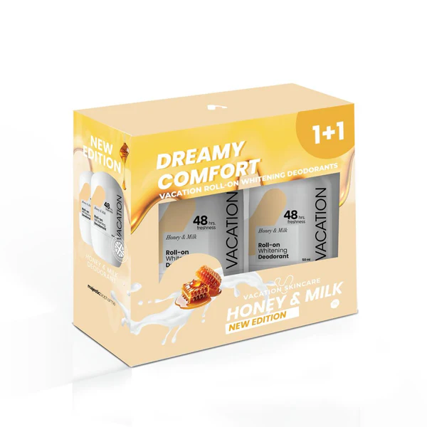 Vacation Honey & Milk Whitening Deodorant 50 ml 1+1