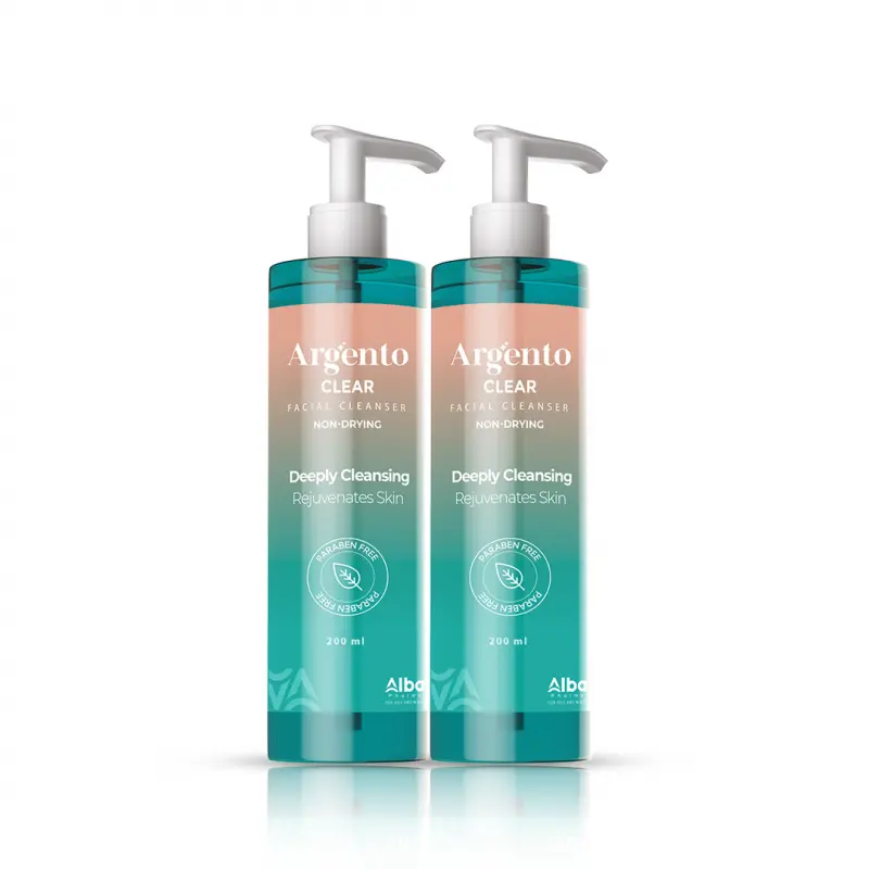 Argento Clear Facial Cleanser 200ml 1+1