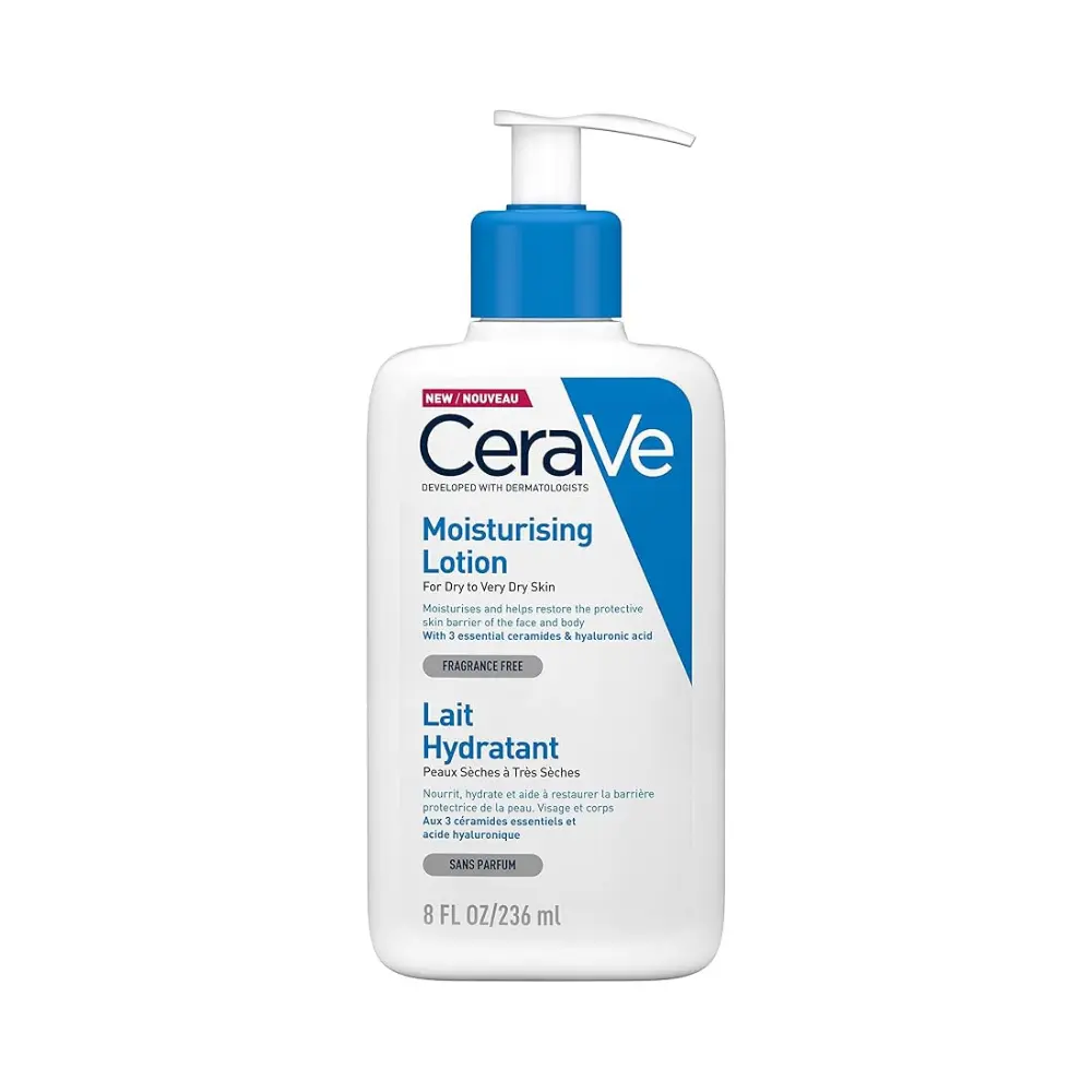 CeraVe Daily Face & Body Moisturiser Lotion for Dry To Very Dry Skin - 236ml 