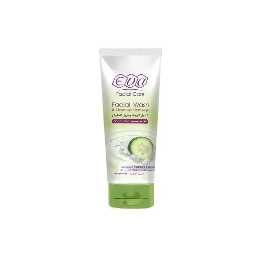 [koz117] Eva Facial Wash and Make-up Remover Enriched with Yoghurt and Cucumber For Oily Skin