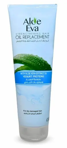 [koz120]  ِAloe Eva Strengthening Hair Oil Replacement With Aloe Vera & Yoghurt Proteins - 250ML
