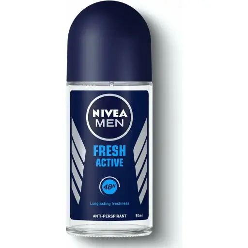 [koz163] Nivea Fresh Active Roll-On Deodorant For Men - 50ml