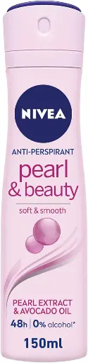 [koz175] NIVEA Antiperspirant Spray for Women, Pearl & Beauty Pearl Extracts, 150ml