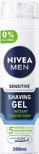 [koz363] NIVEA MEN Sensitive Shaving Gel - 200ml